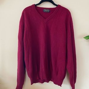 Brooks Brothers Lambswool Red Sweater